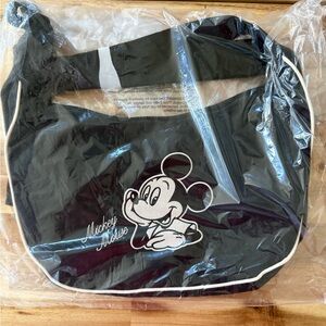 BAGGU Black and White Mickey Mouse Crossbody Bag